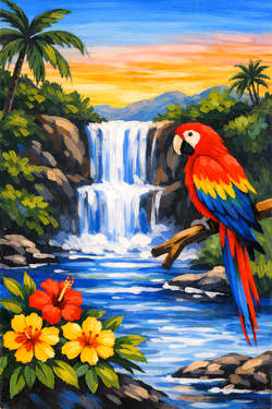w5ryj-10021502-parrot-paradise-falls w5ryj-10021502-parrot-paradise-falls